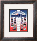 Patriots Undefeated Framed Photographic Print