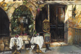Meeting at the Cafe Pósters por Marilyn Hageman