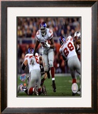 Brandon Jacobs - Super Bowl XLII Framed Photographic Print
