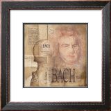 Tribute to Bach Print by Marie Louise Oudkerk
