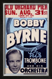 Bobby Byrne Trombone Orchestra Framed Giclee Print