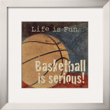 Basketball Prints by Jo Moulton