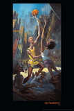 Skyhooked Poster von Justin Bua