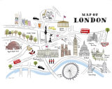 Map of London Print by Alice Tait