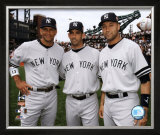 Alex Rodriguez, Jorge Posada, and Derek Jeter Framed Photographic Print