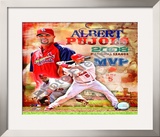 Albert Pujols 2008 NL MVP Framed Photographic Print