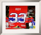 Patrick Roy & Carey Price Jersey Retirement Night 2008-09 Framed Photographic Print