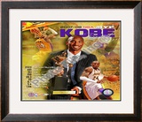 Kobe Bryant 2008 MVP Portrait Plus; LA Lakers Framed Photographic Print