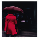 Dame en rouge Posters par Visa Xavier