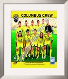 2008 Columbus Crew Team Framed Photographic Print