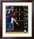 Lance Berkman - 2004 Fielding Action ©Photofile Framed Photographic Print