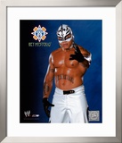 Rey Mysterio 143 - Blue and Black background ©Photofile Framed Photographic Print