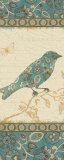 Natures Pattern I in Blue Posters by Alain Pelletier