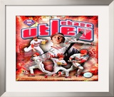 Chase Utley 2008 Framed Photographic Print