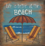 Life Is Better Posters by Kim Lewis