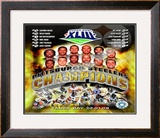 2008 Pittsburgh Steelers SuperBowl XLIII Champions Framed Photographic Print