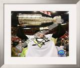 Evgeni Malkin Game 7 - 2008-09 NHL Stanley Cup Finals With Trophy Framed Photographic Print