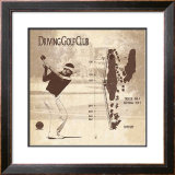 Driving Golf Club Prints