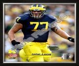 Jake Long University of Michigan Wolverines; 2007 Action Framed Photographic Print