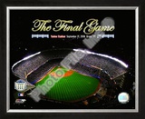 Yankee Stadium Aerial The Final Game 2008 Framed Photographic Print