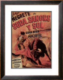 Classic Mexican Movie: Sedasangre Framed Giclee Print