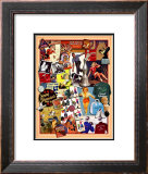 Lucky Strike Bowling Framed Giclee Print by Kate Ward Thacker