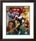 Joe Montana - Legends of the Game Composite - ©Photofile Framed Photographic Print