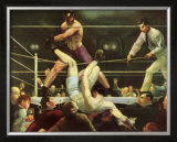 Dempsey and Firpo Posters by George Wesley Bellows