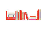 Red Books I Posters