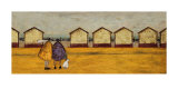 Looking Through the Gap in the Beach Huts Kunstdrucke von Sam Toft