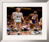 Larry Bird and Magic Johnson - ©Photofile Framed Photographic Print