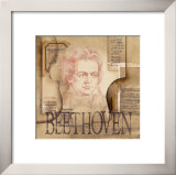 Tribute to Beethoven Print by Marie Louise Oudkerk
