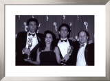 The Cast of Seinfeld with Awards Print