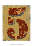 Vintage Numbers V Prints by Ethan Harper
