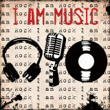 Je suis Musique Affiches par Louise Carey