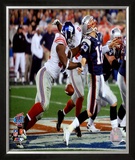 Justin Tuck - Super Bowl XLII Framed Photographic Print
