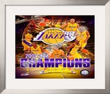 2008-09 Los Angeles Lakers NBA Finals Champions Framed Photographic Print