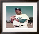 Jackie Robinson - ©Photofile Framed Photographic Print