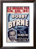 Bobby Byrne Trombone Orchestra Framed Giclee Print