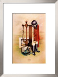 Equestrian Illustration I Print by Michael Scaraglino