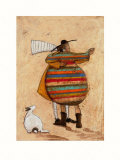 Dancing Cheek to Cheeky Lámina por Sam Toft Dancing Cheek to Cheeky Lámina por Sam Toft