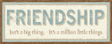 Friendship Poster by Alain Pelletier