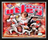 Chase Utley 2008 Framed Photographic Print