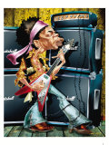 The Young Guitarist Prints by Adam Perez