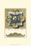 Blue and Yellow Rosette I Art