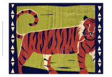 Woodblock Tiger Posters by Benjamin Bay Woodblock Tiger Posters by Benjamin Bay