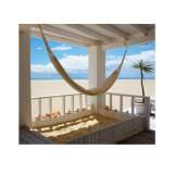 Beach House Hammock, Barbuda Affiche par Tom Mackie