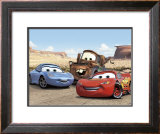 The Cast of Cars Prints