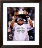 Donovan McNabb - 2004 NFC Championship Trophy Framed Photographic Print