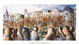 Paseo Barcelona Plakater af Didier Lourenco